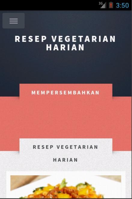 Resep Harian Vegetarian