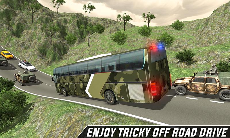 US Army Bus Driver Soldier Transporter 2019