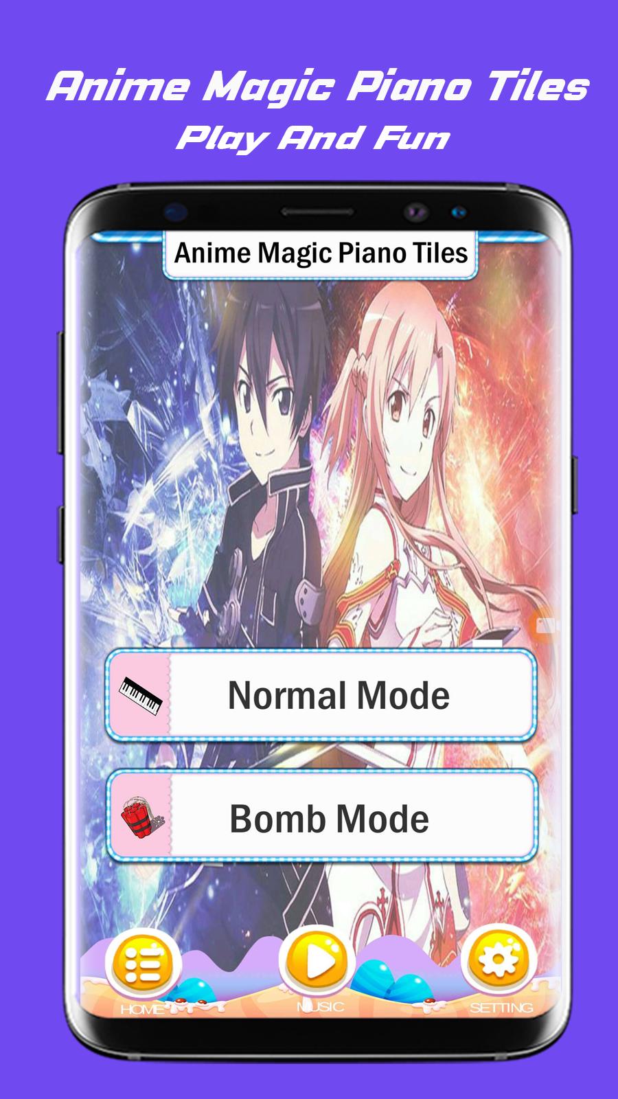 Anime Magic Piano Tiles