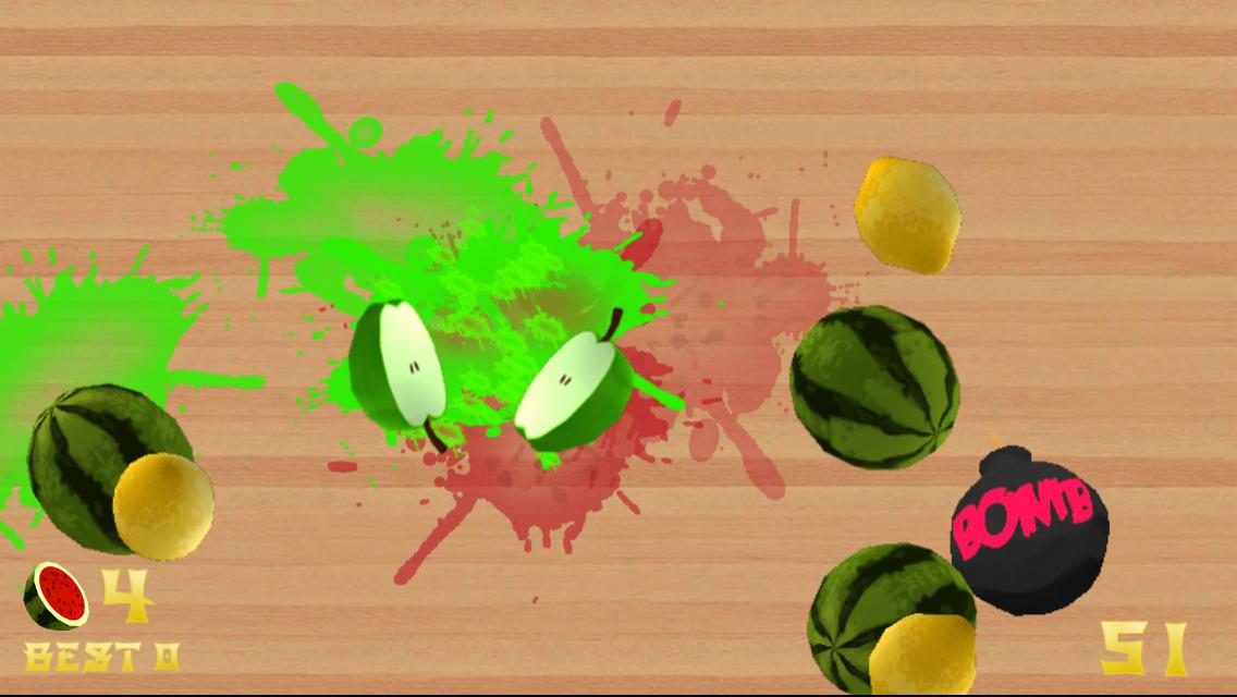 Fruit Cut Bomb 3D