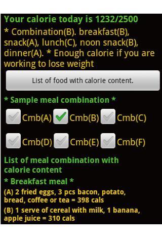 CalorieValueChecker