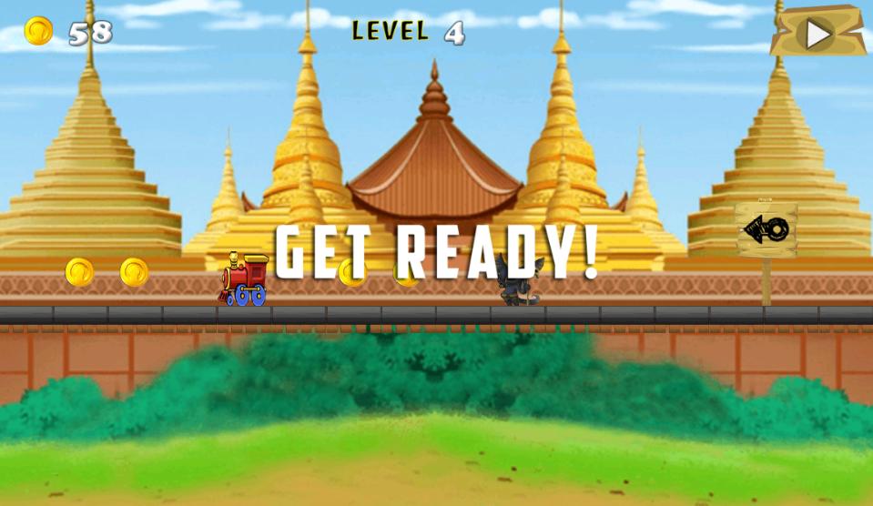 Temple Train Motu Patlu Run