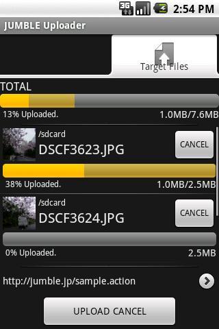 JUMBLE Uploader