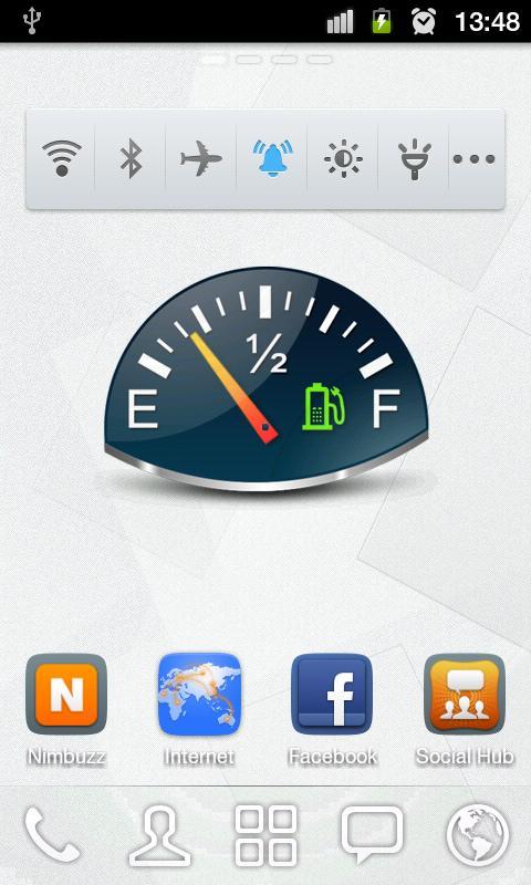 Gauge Battery Widget