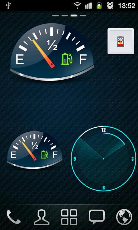 Gauge Battery Widget