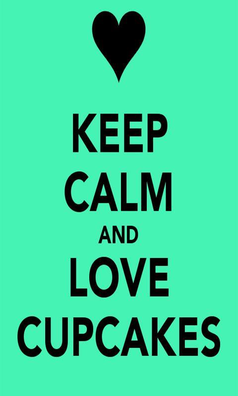 keep calm cupcake wallpaper