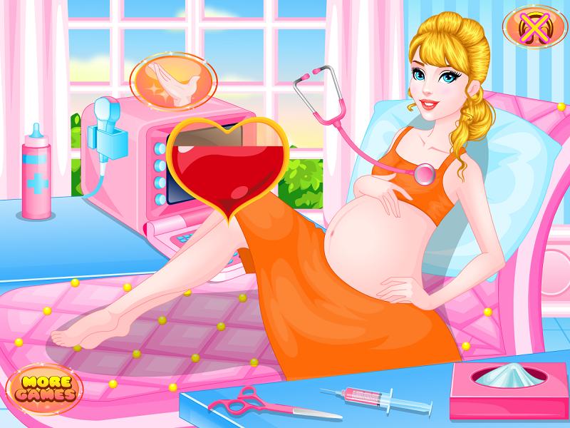 Give Birth Newborn Baby