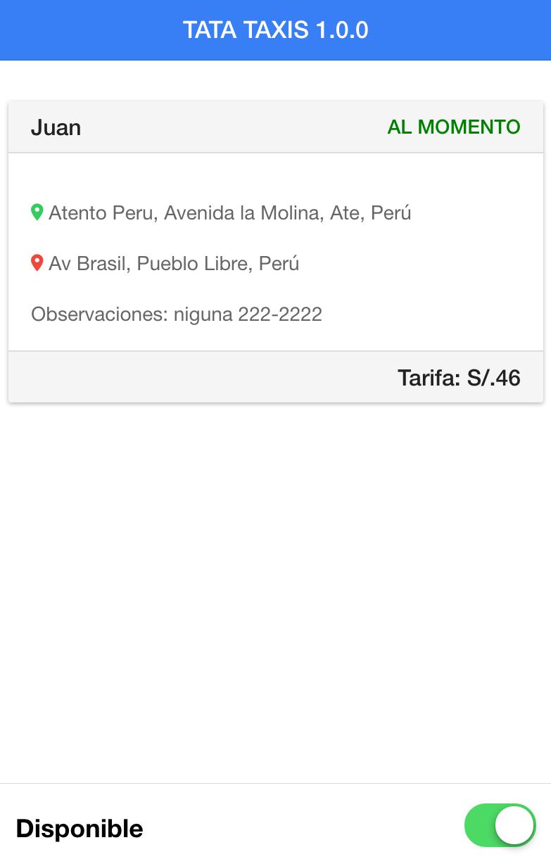 Tata Taxis Afiliados