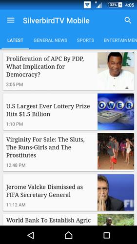 Silverbird TV Mobile