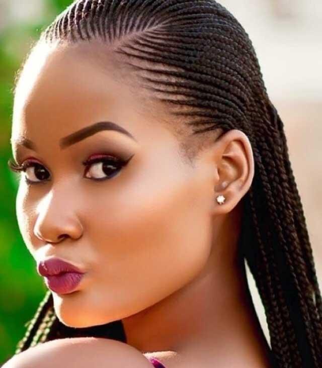 Box Braided Hairstyle