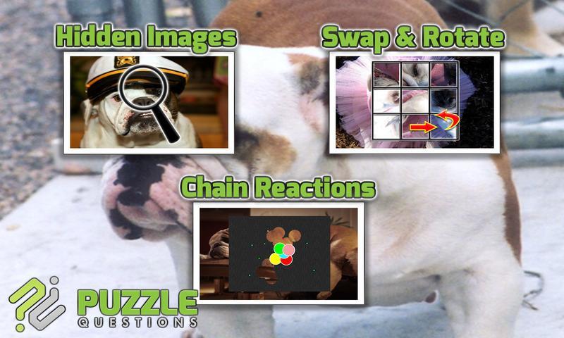 Free Bulldog Puzzle Games