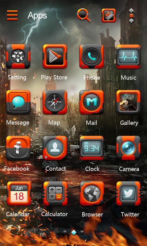 VELOCI GO Launcher Theme