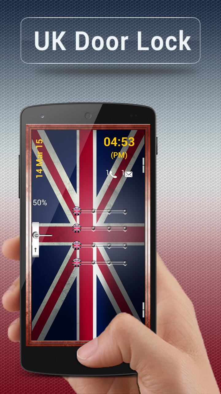 UK Flag Door Lock