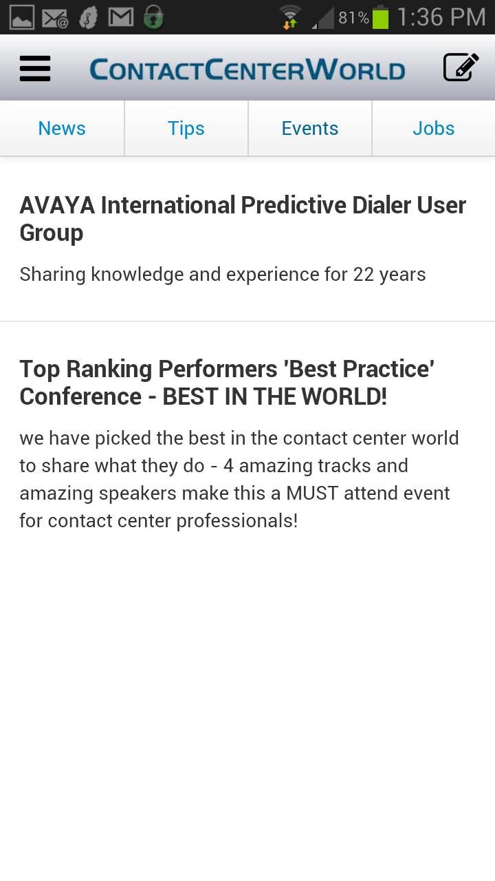 Contact Center World