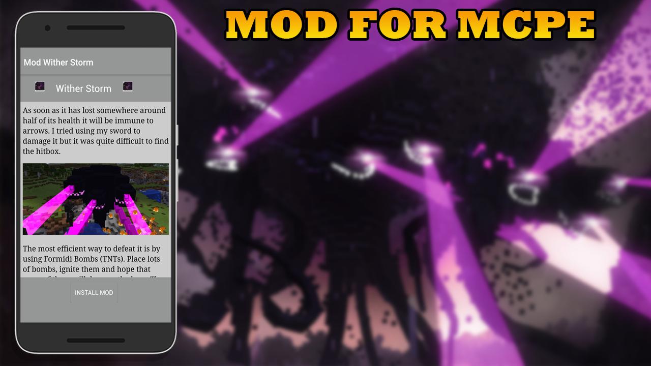 Addon Wither Storm for Minecraft PE