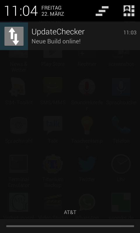 ROM UpdateChecker - HTC DHD