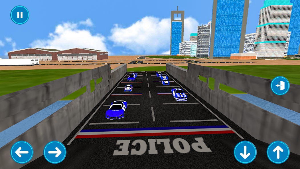 Police Muscle Car Cargo Plane