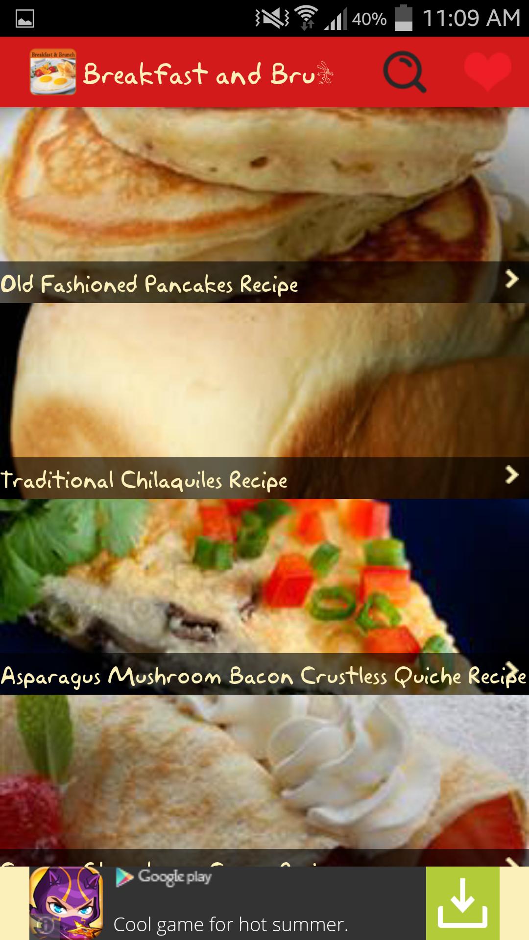 Breakfast and Brunch Recipes