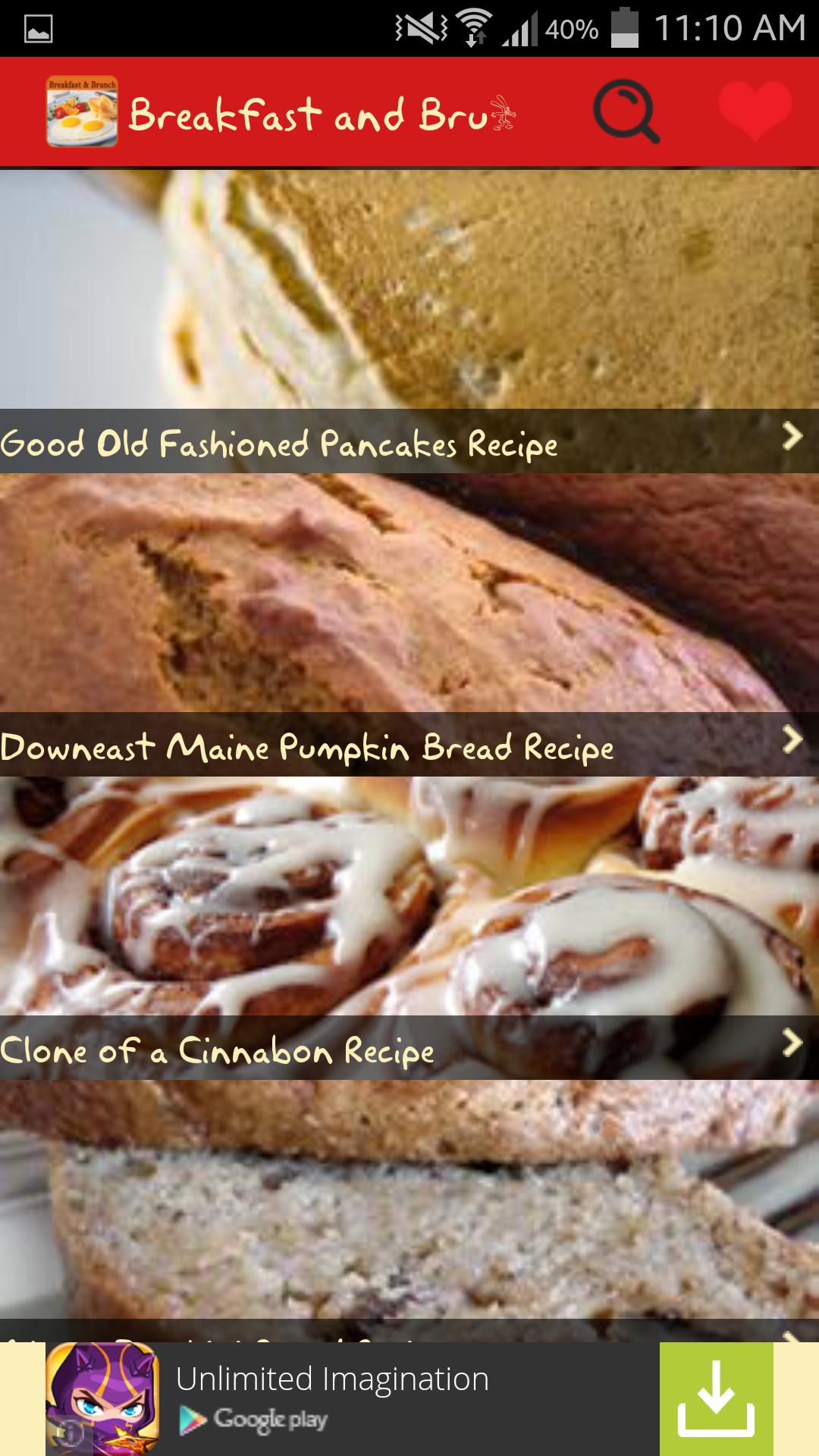 Breakfast and Brunch Recipes