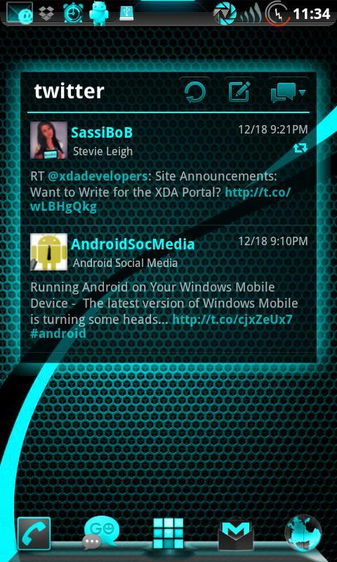 GOWidget ElectricCyan ICS-Free