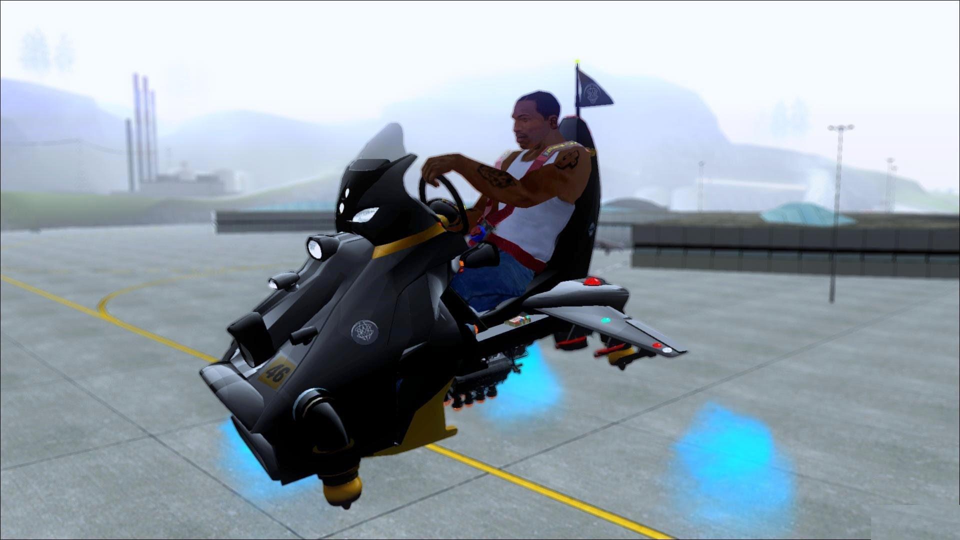 Flying Motorcycle Simulation