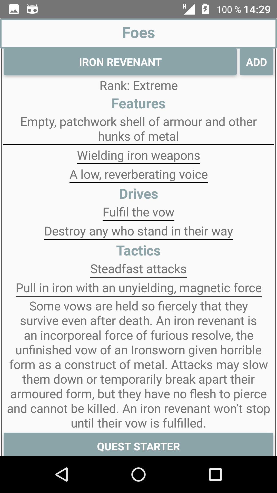 Ironsworn Companion