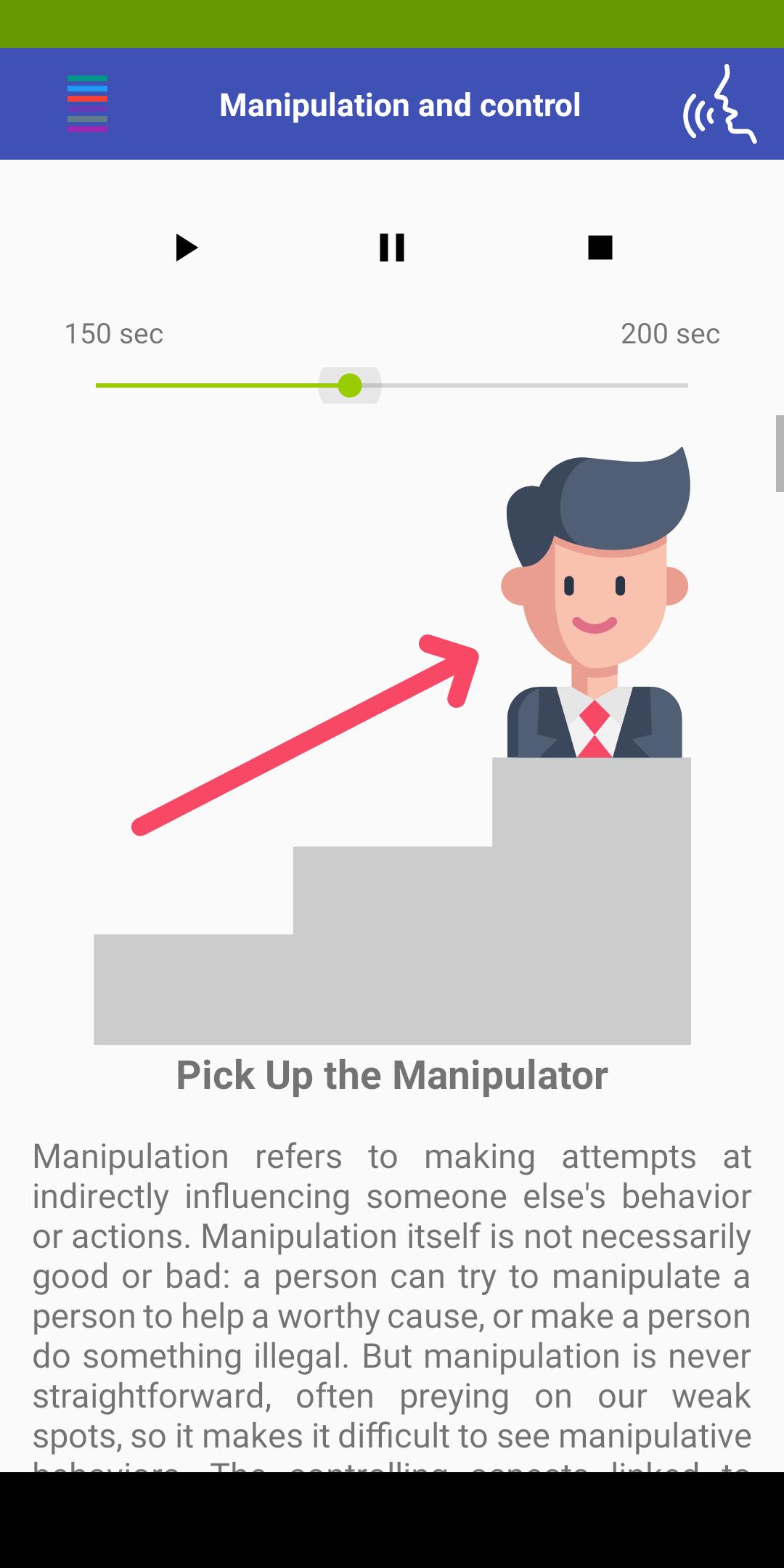 Manipulating and Control