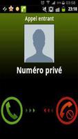 Afficher le numero inconnu tel