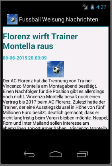 Fussball Weisung Nachrichten