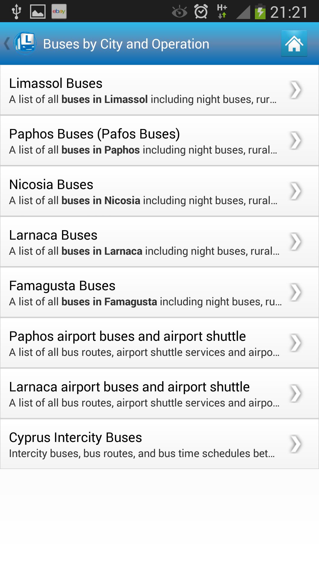 Cyprus By Bus Lite