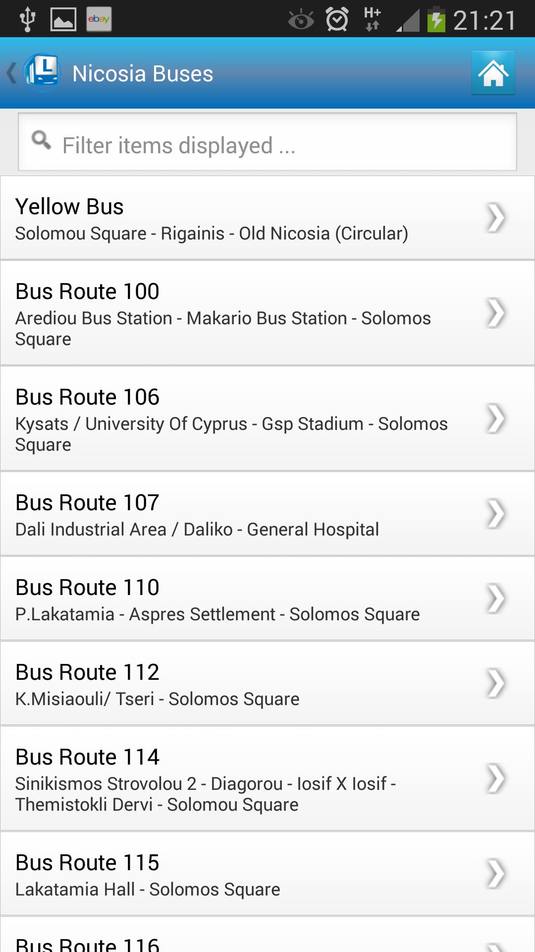 Cyprus By Bus Lite