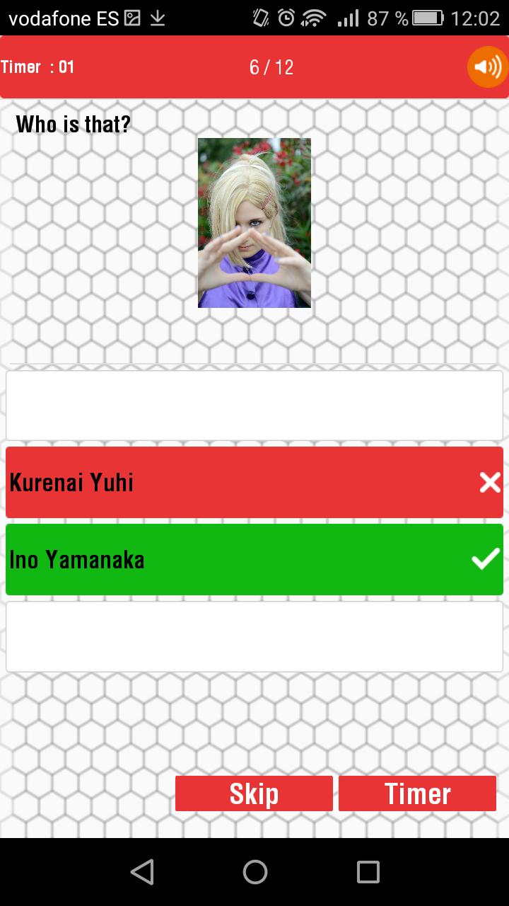 Cosplay Naruto Quiz