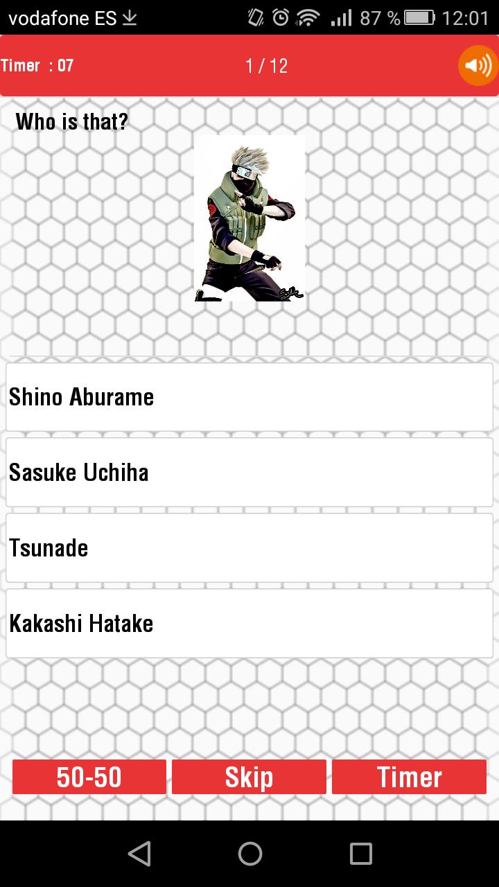 Cosplay Naruto Quiz