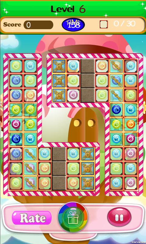 Candy Sweet bubble Star