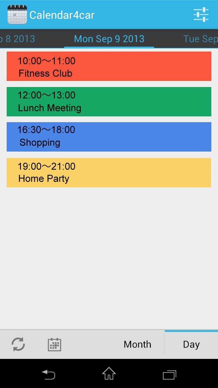 Calendar4car