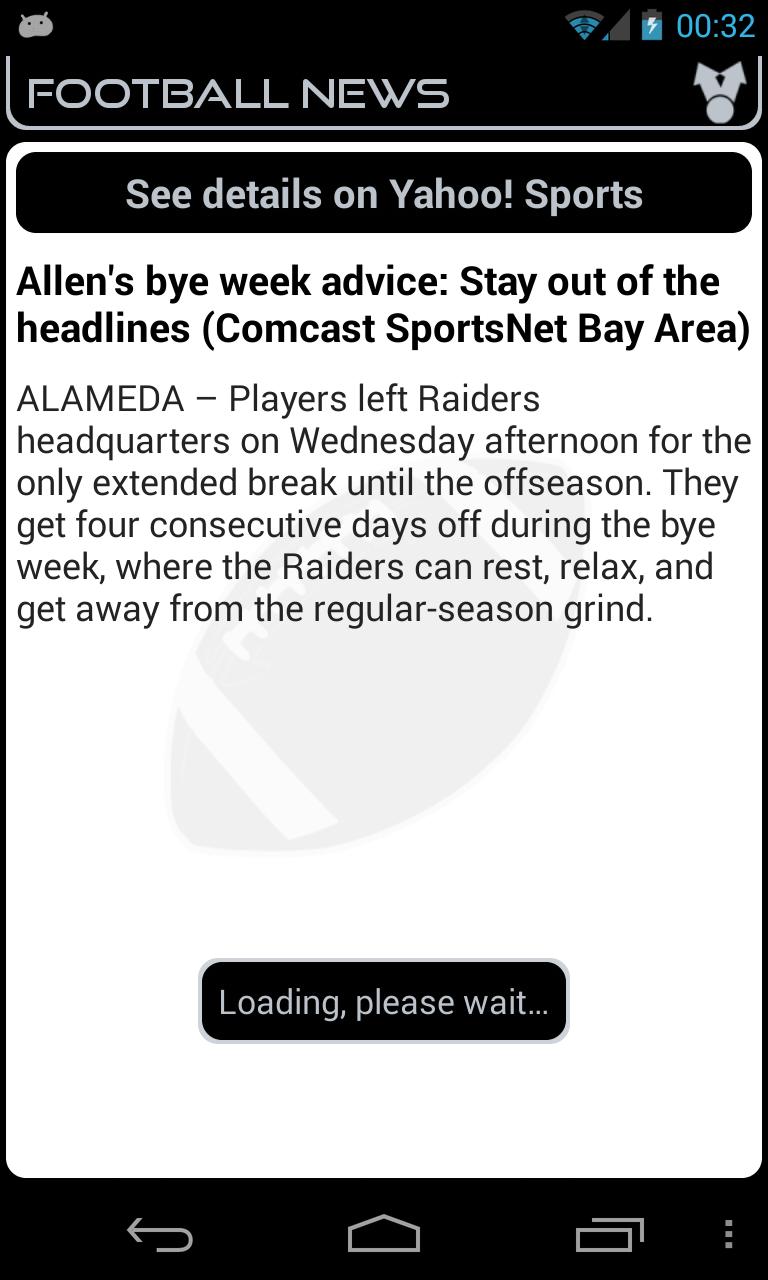 Oakland Football News