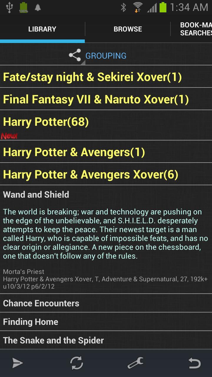 Fanfiction Reader