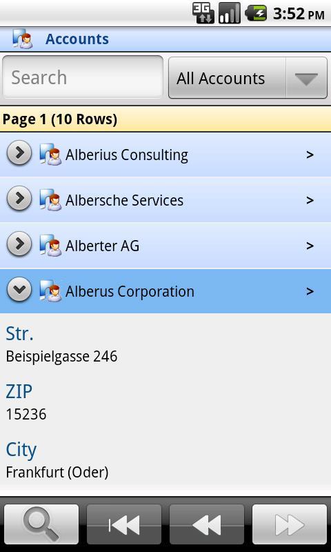 Mobile Client MS Dynamics CRM