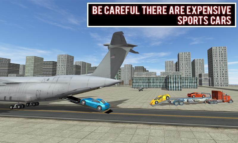 Modern Car Transporter Plane