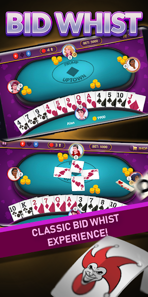 Bid Whist - Offline Card Games