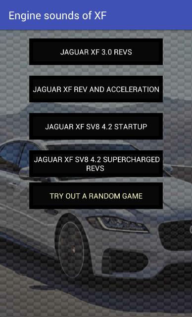Engine sounds of XF