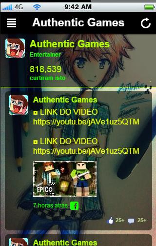 Authentic Games