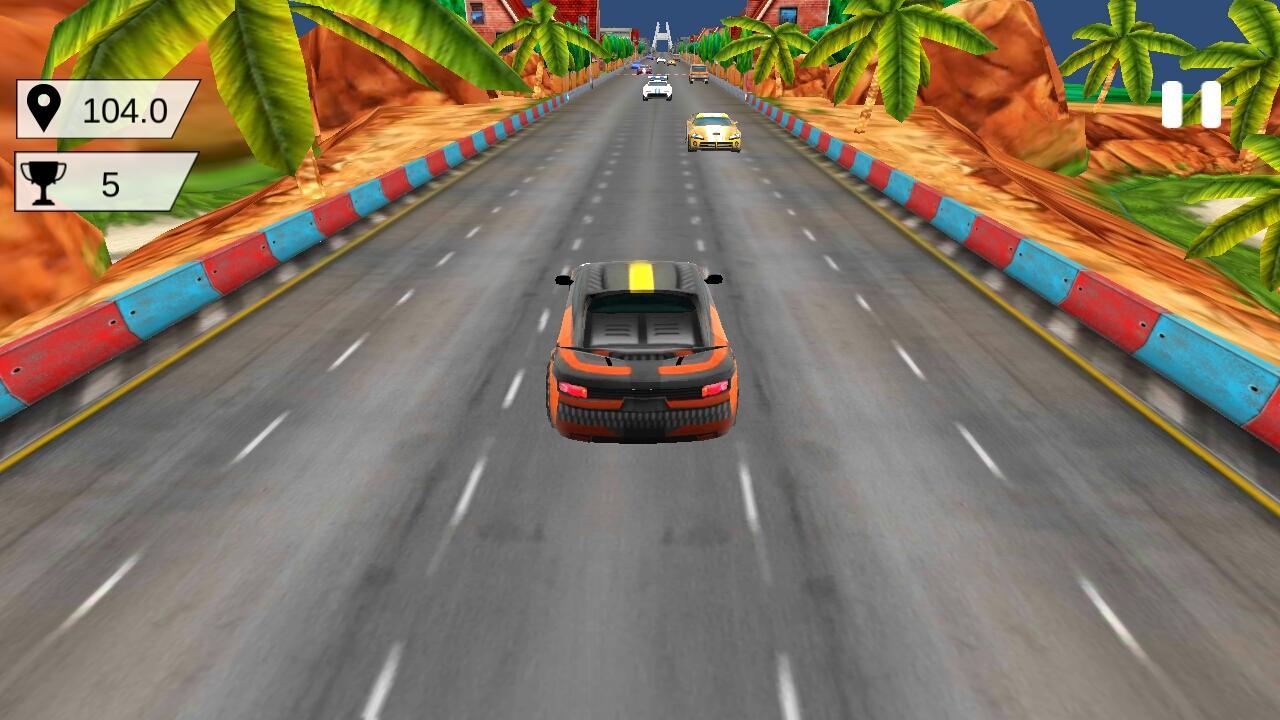 Driving In Car City Traffic
