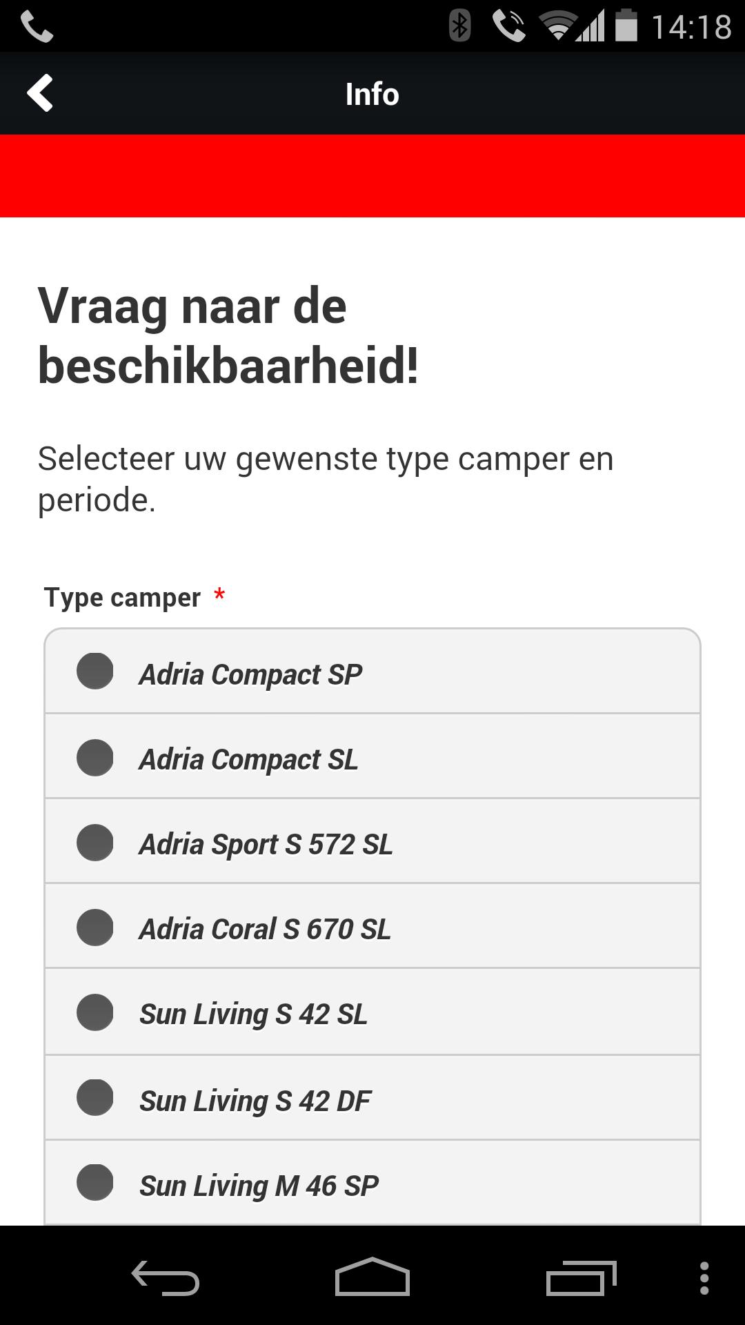 Camper Huren