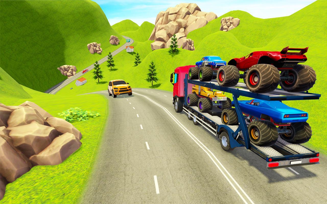 Monster Car Transporter 2019