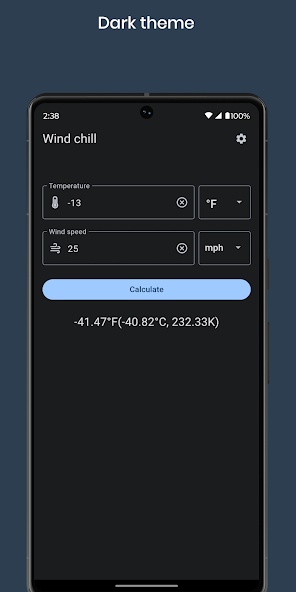 Wind chill App