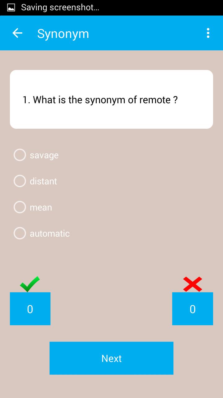 Synonym And Antonym