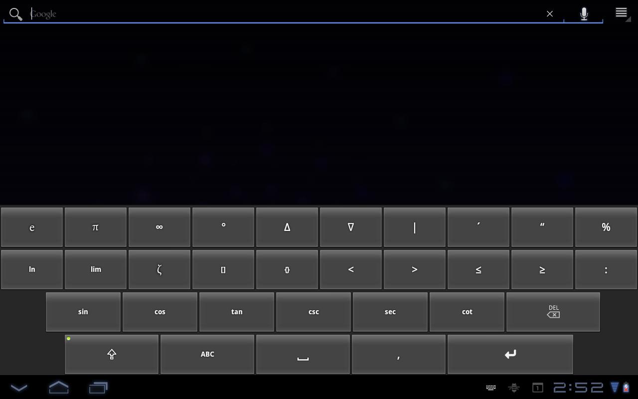 Math Keyboard