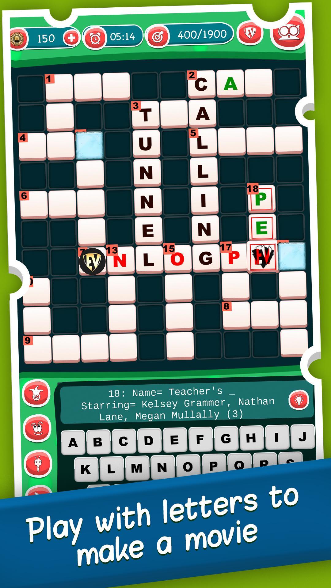 Movies Crossword