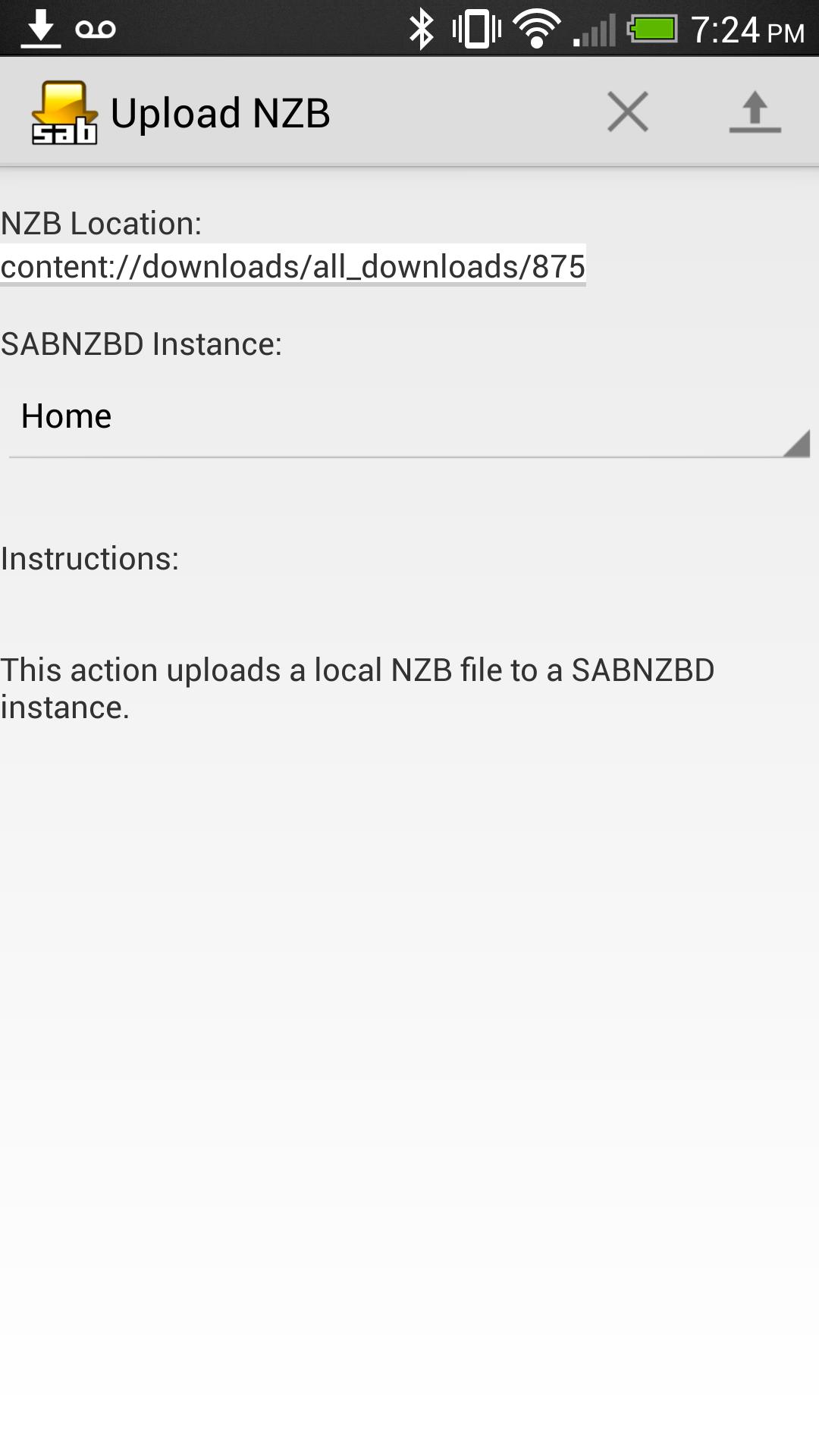 SABNZBDroid